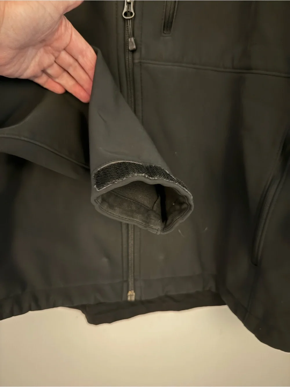 The North Face Black Full-Zip Softshell Jacket